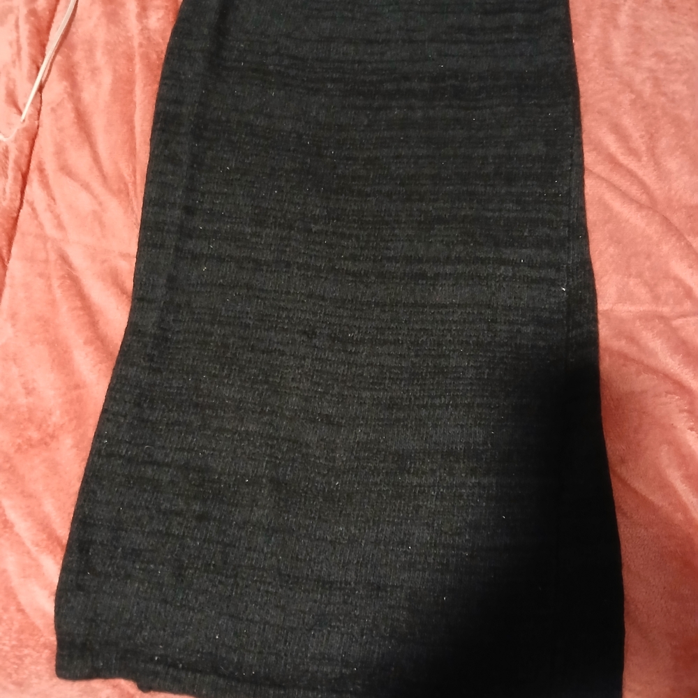 Elegant Black Midi Skirt